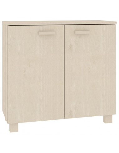 Credenza HAMAR Miele 85x35x80 cm in Legno Massello di Pino