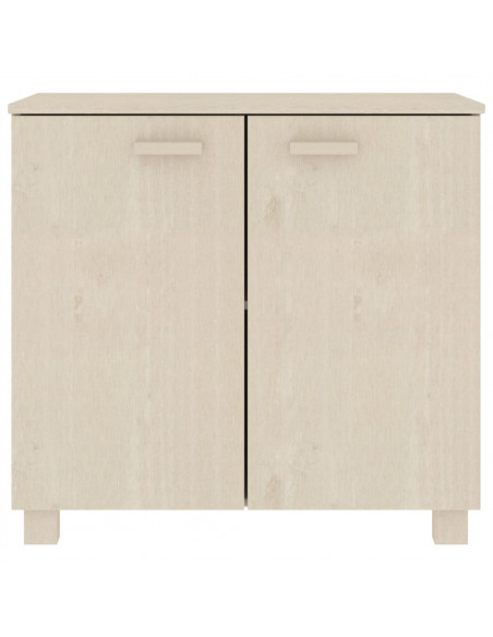 Credenza HAMAR Miele 85x35x80 cm in Legno Massello di Pino