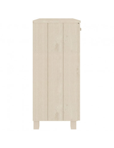 Credenza HAMAR Miele 85x35x80 cm in Legno Massello di Pino