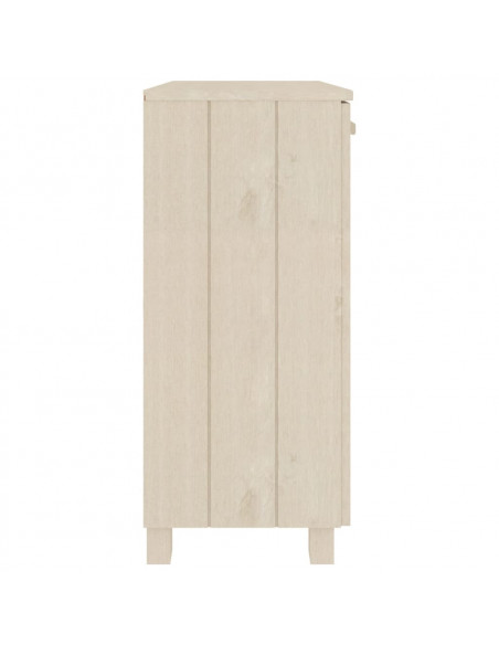 Credenza HAMAR Miele 85x35x80 cm in Legno Massello di Pino