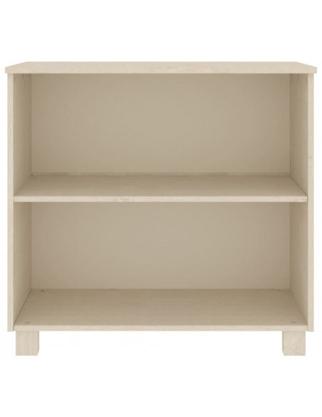 Credenza HAMAR Miele 85x35x80 cm in Legno Massello di Pino