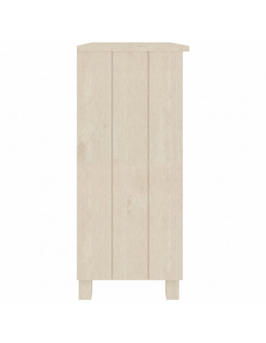 Credenza HAMAR Miele 85x35x80 cm in Legno Massello di Pino