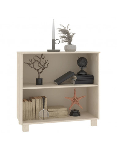 Credenza HAMAR Miele 85x35x80 cm in Legno Massello di Pino