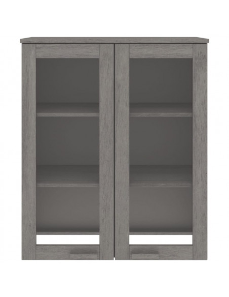 Scaffale per Credenza Grigio Chiaro 85x35x100 cm Legno di Pino
