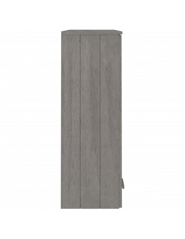 Scaffale per Credenza Grigio Chiaro 85x35x100 cm Legno di Pino