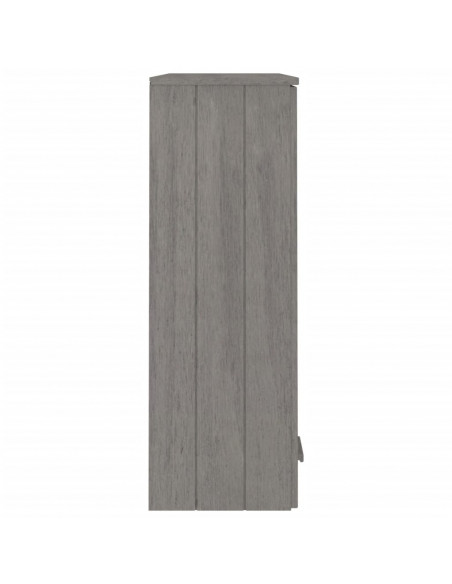 Scaffale per Credenza Grigio Chiaro 85x35x100 cm Legno di Pino