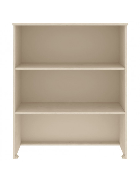 Piano Credenza HAMAR Miele 85x35x100 cm Legno Massello di Pino