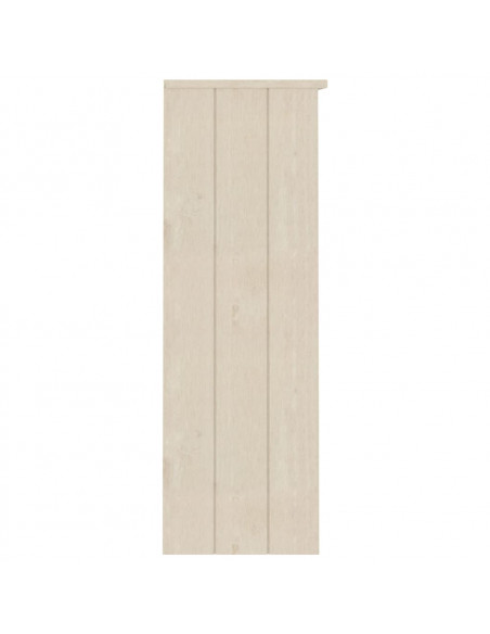 Piano Credenza HAMAR Miele 85x35x100 cm Legno Massello di Pino