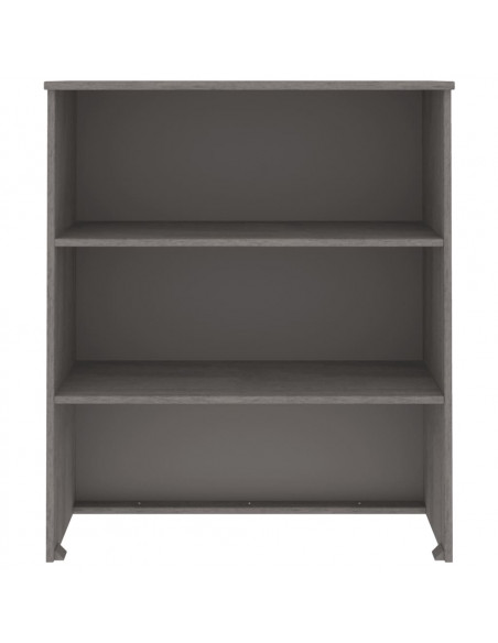 Piano Credenza HAMAR Grigio Chiaro 85x35x100 cm Legno di Pino