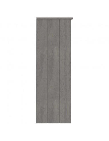 Piano Credenza HAMAR Grigio Chiaro 85x35x100 cm Legno di Pino