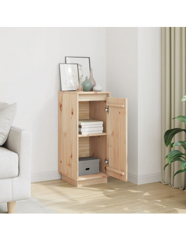 Credenza 31,5x34x75 cm in Legno Massello di Pino