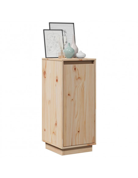 Credenze 2 pz 31,5x34x75 cm in Legno Massello di Pino