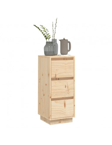 Credenza 32x34x75 cm in Legno Massello di Pino