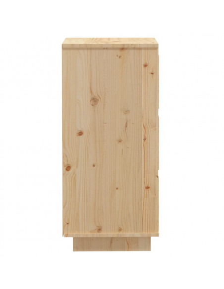 Credenze 2 pz 32x34x75 cm in Legno Massello di Pino