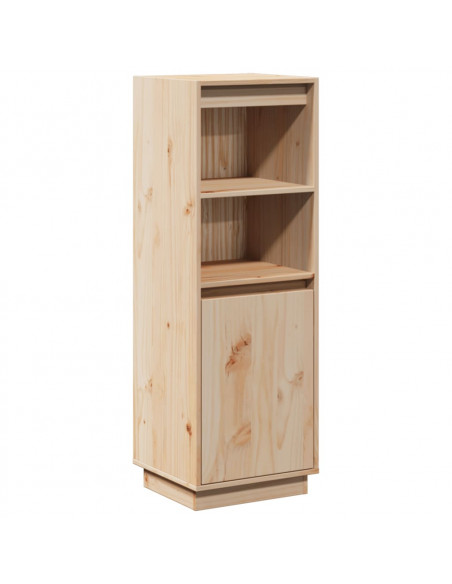 Credenza 37x34x110 cm in Legno Massello di Pino