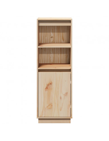 Credenza 37x34x110 cm in Legno Massello di Pino