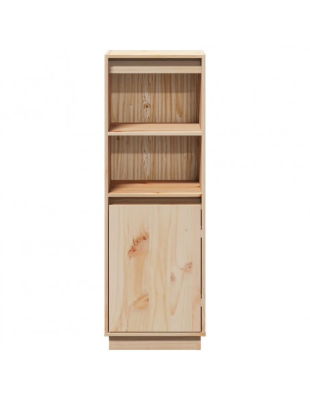 Credenza 37x34x110 cm in Legno Massello di Pino
