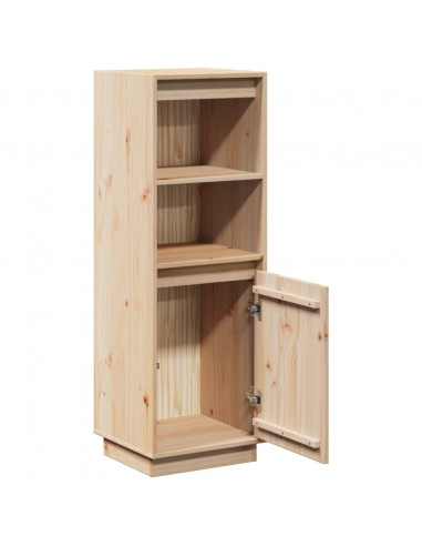 Credenza 37x34x110 cm in Legno Massello di Pino