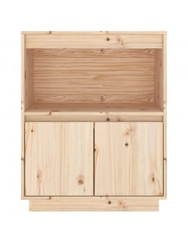 Credenza 60x34x75 cm in Legno Massello di Pino