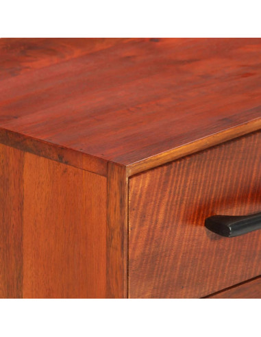 Credenza 110x30x59 cm in Legno Massello di Mango