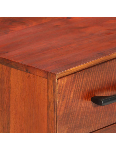 Credenza 110x30x59 cm in Legno Massello di Mango