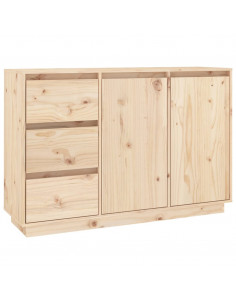 Credenza 111x34x75 cm in Legno Massello di Pino 2