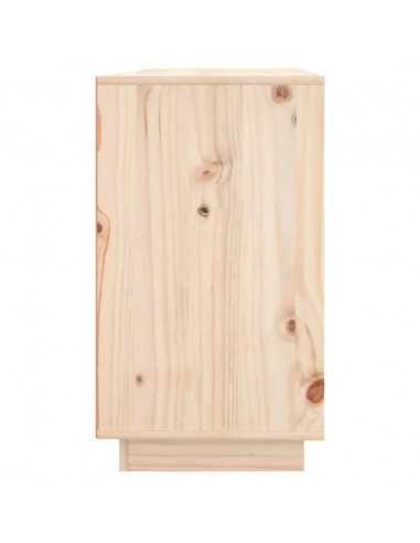 Credenza 111x34x60 cm in Legno Massello di Pino