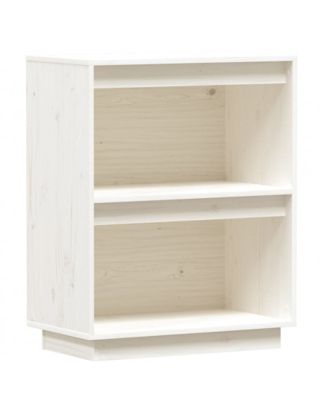 Mobile Consolle Bianco 60x34x75 cm in Legno Massello di Pino