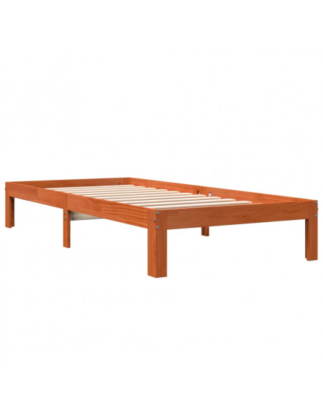 Giroletto Marrone Cera 75x190 cm in Legno Massello di Pino