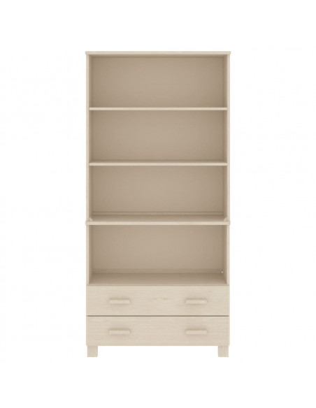 Credenza HAMAR in Legno Massello di Pino Marrone