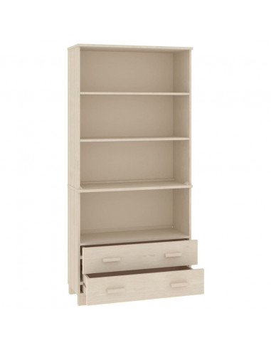 Credenza HAMAR in Legno Massello di Pino Marrone