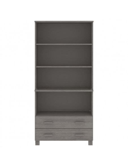 Credenza HAMAR in Legno Massello di Pino Grigio Chiaro