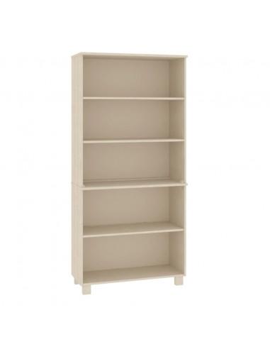 Credenza HAMAR in Legno Massello di Pino Marrone