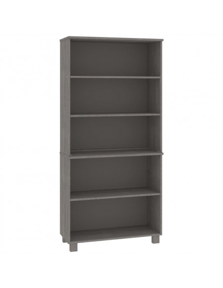 Credenza HAMAR in Legno Massello di Pino Grigio Chiaro