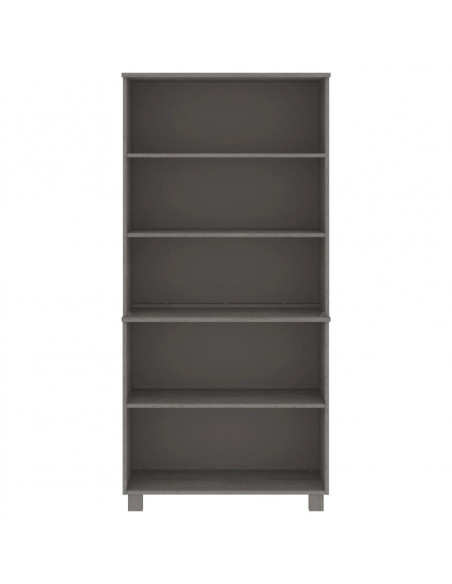 Credenza HAMAR in Legno Massello di Pino Grigio Chiaro