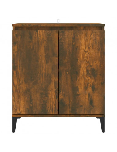 Credenza Rovere Fumo 60x35x70 cm in Legno Multistrato