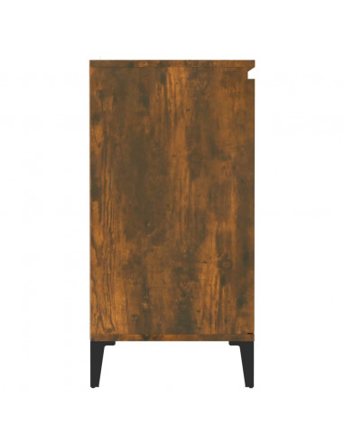 Credenza Rovere Fumo 60x35x70 cm in Legno Multistrato