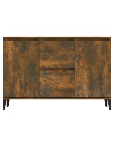 Credenza Rovere Fumo 104x35x70 cm in Legno Multistrato