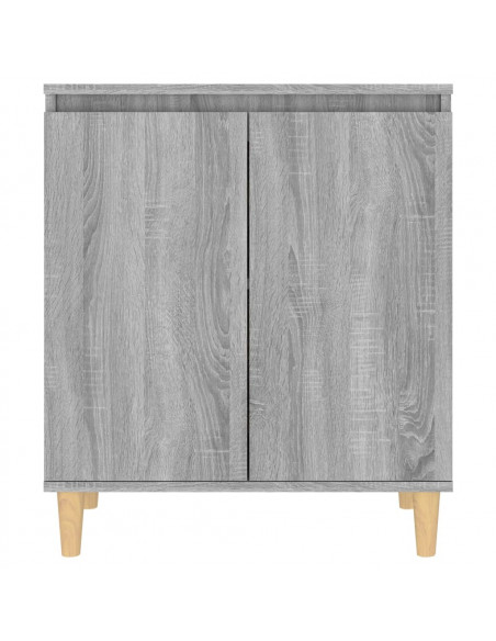 Credenza Grigio Sonoma 60x35x70 cm in Legno Ingegnerizzato