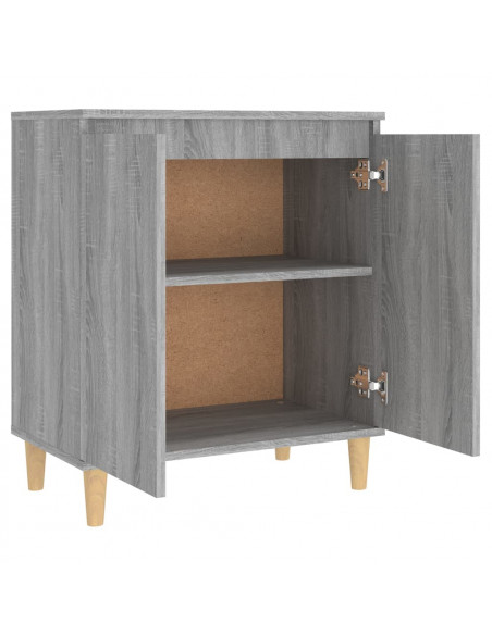 Credenza Grigio Sonoma 60x35x70 cm in Legno Ingegnerizzato