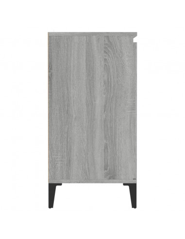 Credenza Grigio Sonoma 60x35x70 cm in Legno Ingegnerizzato