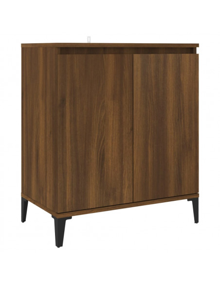 Credenza Rovere Marrone 60x35x70 cm in Legno Ingegnerizzato
