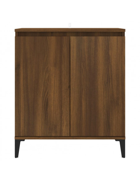 Credenza Rovere Marrone 60x35x70 cm in Legno Ingegnerizzato