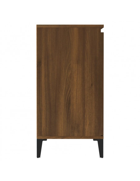 Credenza Rovere Marrone 60x35x70 cm in Legno Ingegnerizzato