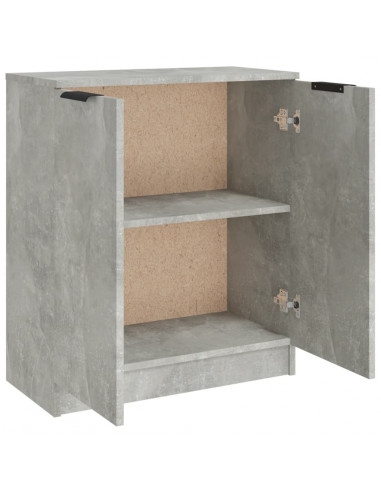 Credenza Grigio Cemento 60x30x70 cm in Legno Multistrato