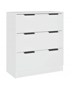 Credenza Bianca 60x30x70 cm in Legno Multistrato 2