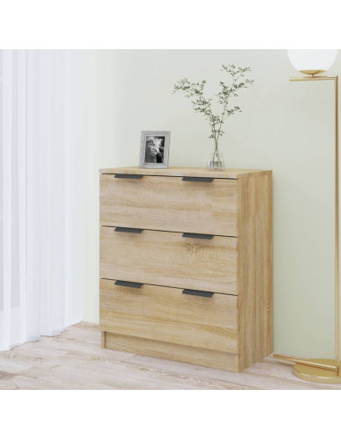 Credenza Rovere Sonoma 60x30x70 cm in Legno Multistrato