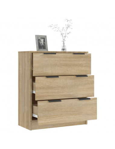 Credenza Rovere Sonoma 60x30x70 cm in Legno Multistrato