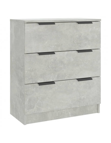 Credenza Grigio Cemento 60x30x70 cm in Legno Multistrato