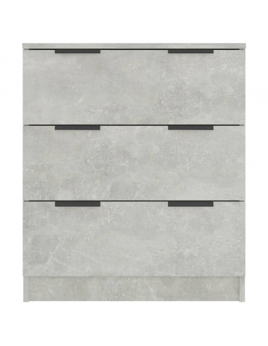 Credenza Grigio Cemento 60x30x70 cm in Legno Multistrato